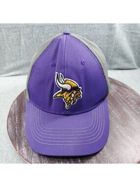 Minnesota Vikings Purple & Gray Mesh Back Adjustable Cap